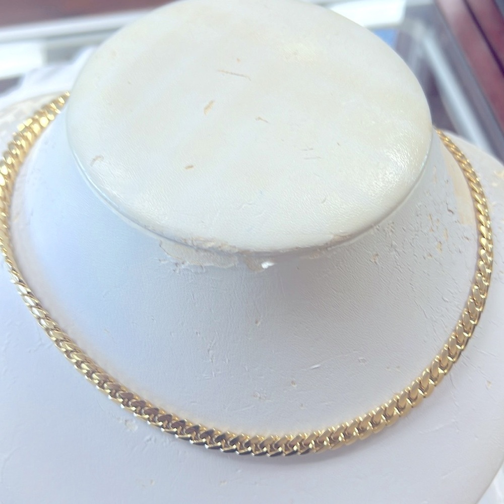 NEW Solid 14K Gold Cuban Bracelet 24”